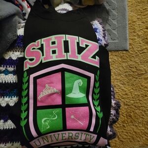 Black Shiz University Graphic Sweatshirt